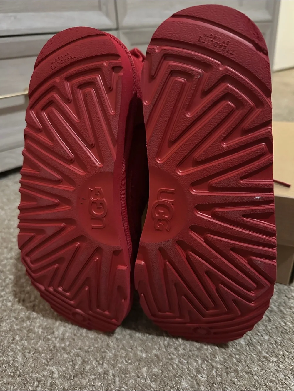 UGG plush lined
